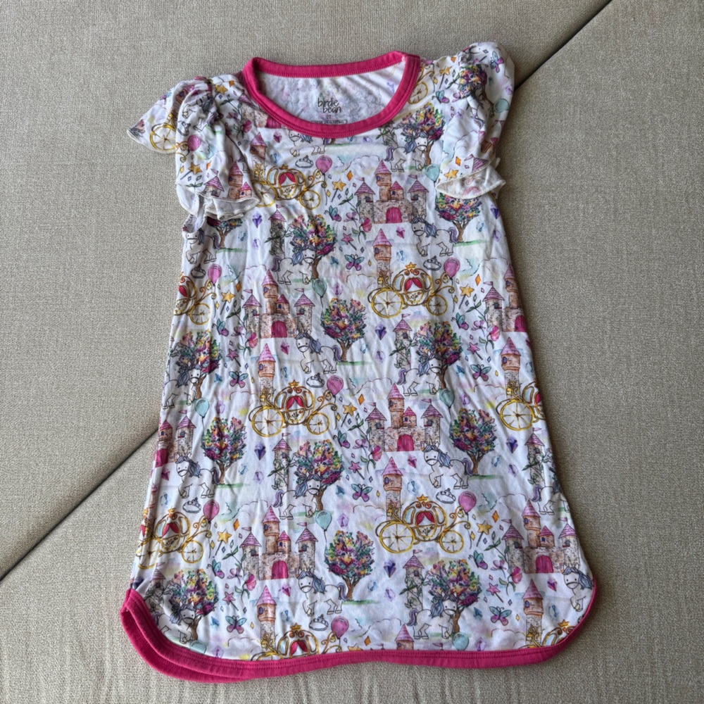 Birdie Bean Ella Nightgown Pajamas with Curved Hem
